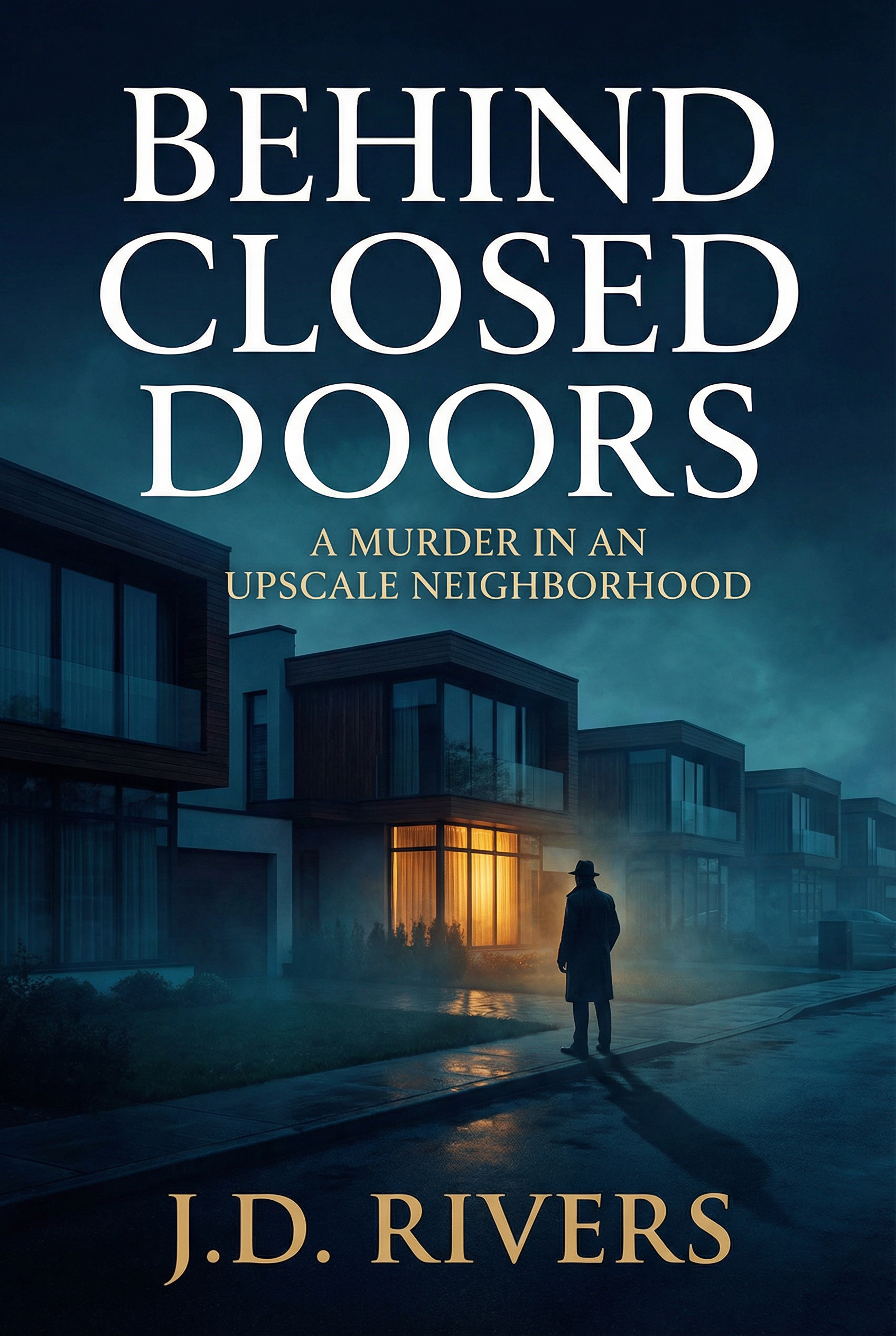 Behind Closed Doors by J.D. Rivers Murder Mystery book cover