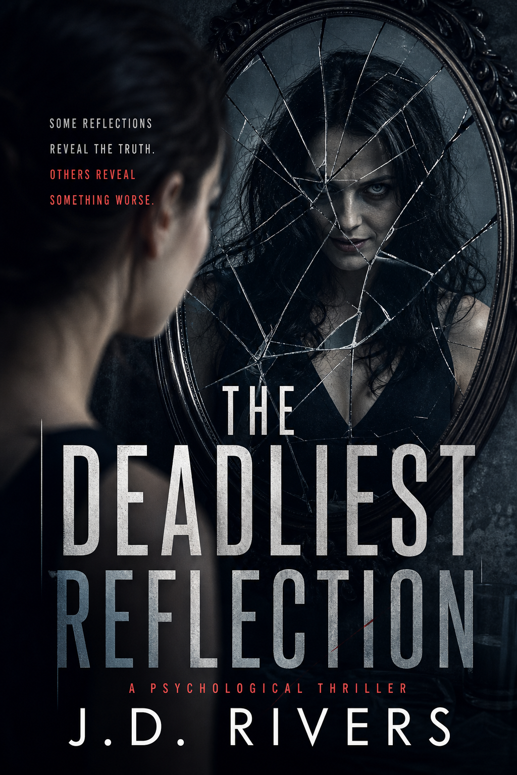 The Deadliest Reflection by J.D. Rivers Psychological Thriller book cover