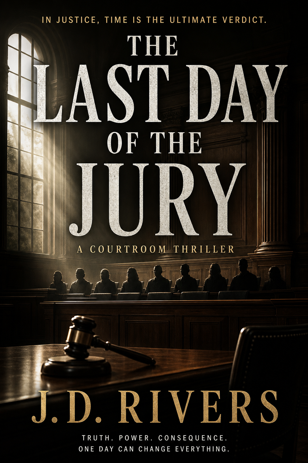 The Last Day of the Jury by J.D. Rivers Courtroom Drama book cover